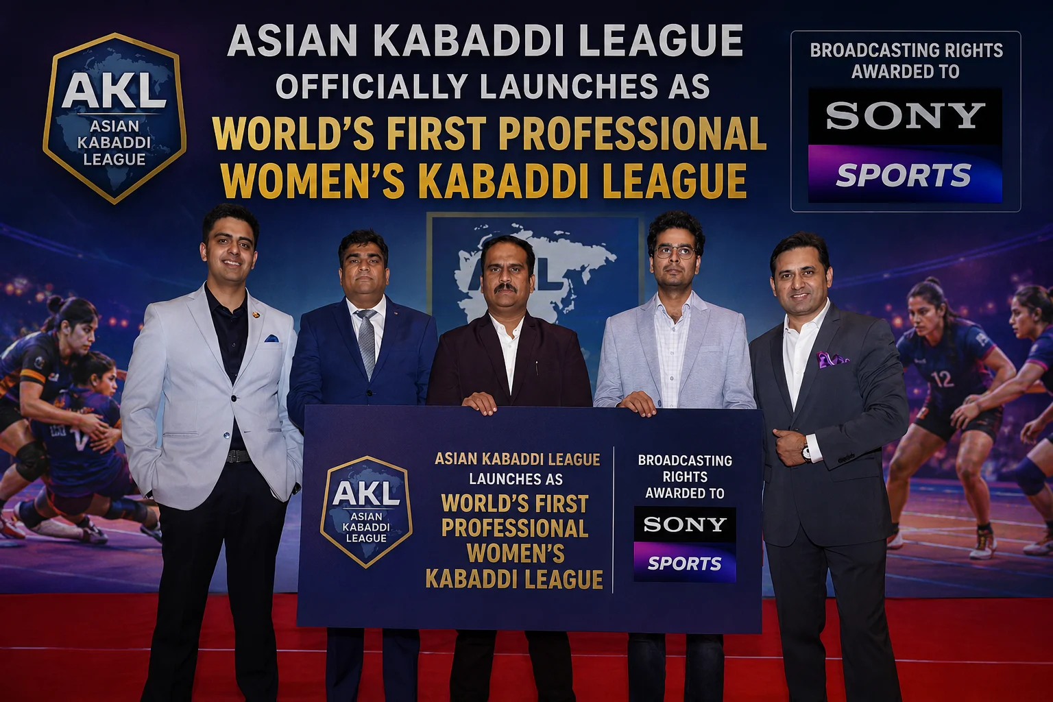 Asian Kabaddi League launch as Professional Women’s Kabaddi League with Sony Sports Network partnership