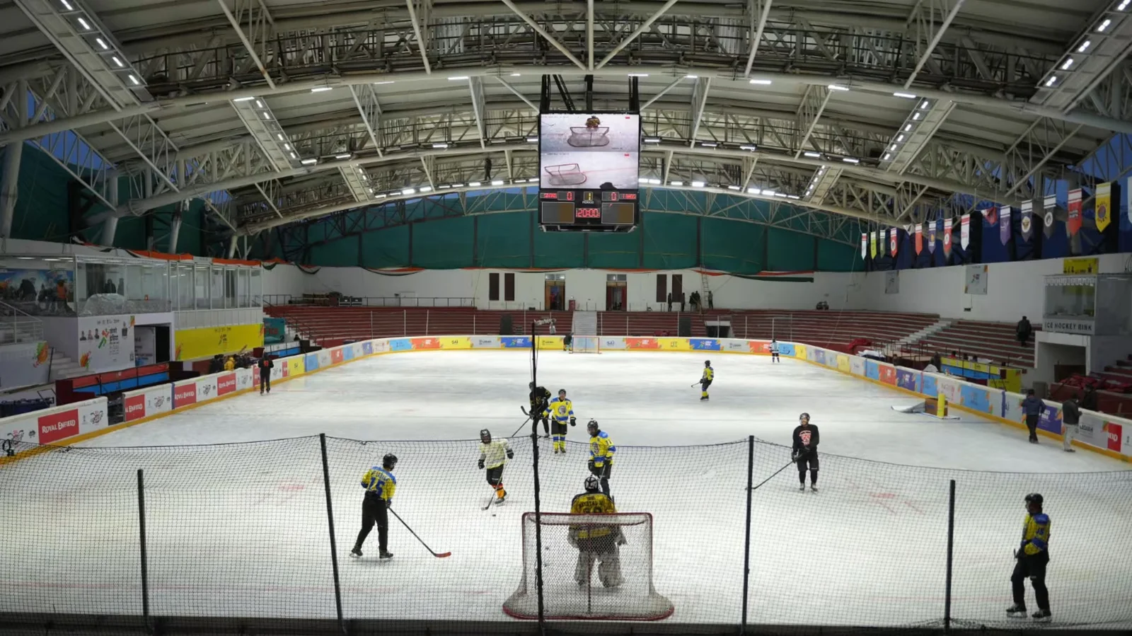 Solar-powered ice hockey rink in Leh launched under Ladakh green sports push initiative